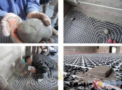 某學(xué)院對地暖施工員的實訓(xùn)過程
